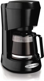Hamilton Beach 5-Cup Switch Coffee Maker, Works with Smart Plugs, Black (48136)