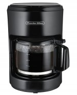 Proctor Silex Coffee Maker, 10 Cup with Glass Carafe, Black, Model 48351PS