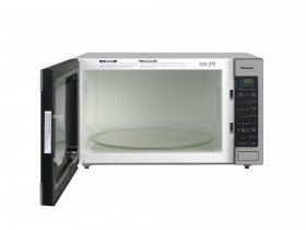 Panasonic 2.2 Cu. Ft. Countertop Microwave Oven, 1250W Inverter Power, Genius Cooking Sensor and Turbo Defrost, Stainless Steel Front - NN-T945SF