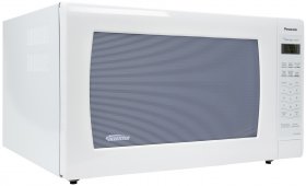 Panasonic 2.2 Cu. Ft. Countertop Microwave Oven, 1250W Inverter Power, Genius Cooking Sensor and Turbo Defrost, White Exterior - NN-SN946W