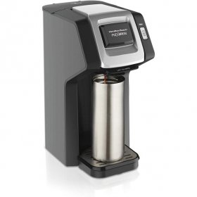 Hamilton Beach 49974 FlexBrew Coffee Maker Compatible with Pod Packs and Grounds, Single-Serve, Black