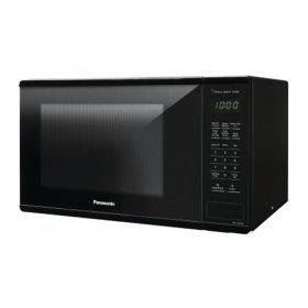 Panasonic Genius Sensor 1.3-Cu. Ft. 1100W Countertop Microwave Oven in Black