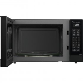 Panasonic 1.2 Cu. Ft. 1200W Genius Sensor Countertop Microwave Oven with Inverter Technology in Black