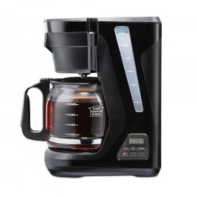 proctor silex 12 cup compact easy fill (black) coffee maker