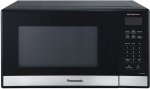 Panasonic NN-SB458S Compact Microwave Oven, 0.9 cft, Black