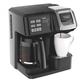 Hamilton Beach FlexBrew 2-Way Brewer Programmable Coffee Maker (49976) with Assorted K Cup Sampler